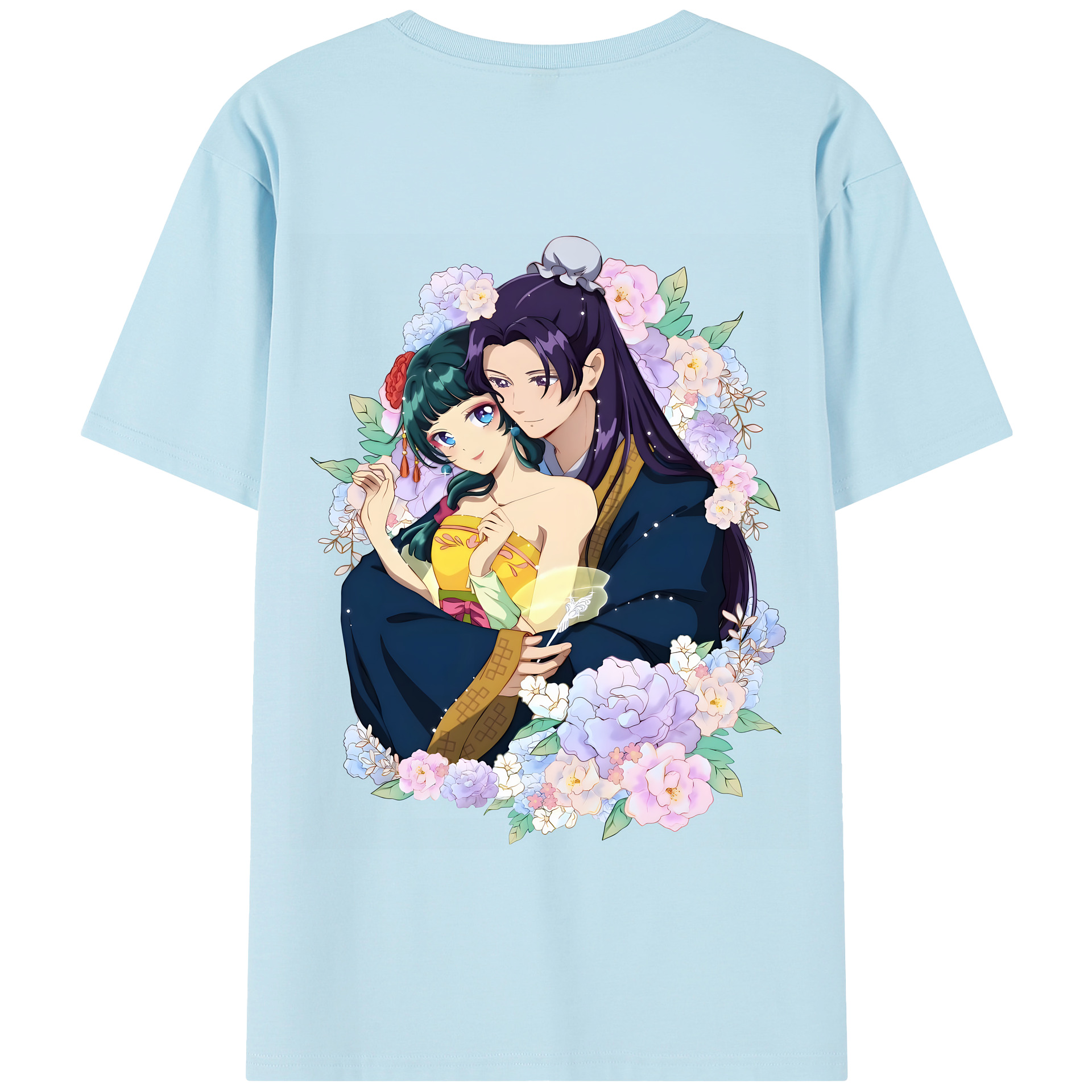 （画像用） 薬屋のひとりごと The Apothecary Diaries 綿100％半袖Tシャツ（背面プリント）